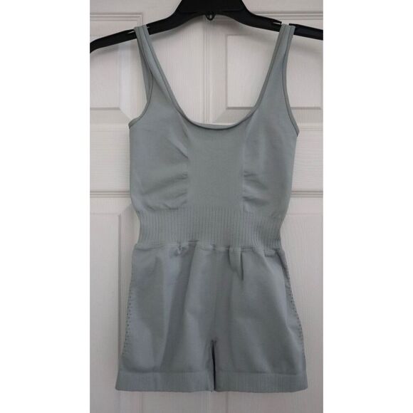 Free People Movement Women's Sz XS/S Sage Green Good Karma High Neck Runsie - Picture 1 of 11